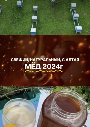 Свежий мёд сезона 2024! 